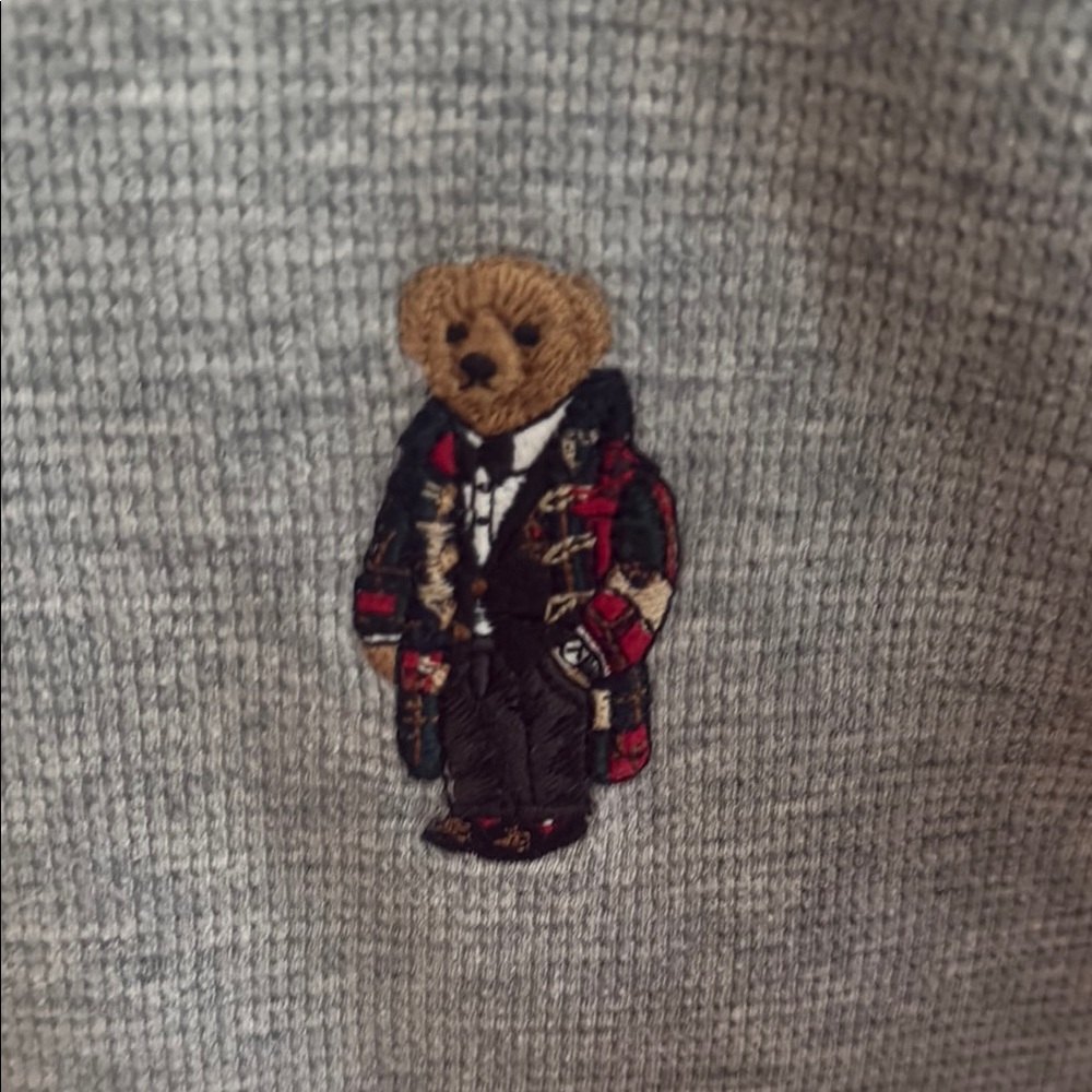 Polo by Ralph Lauren Gray Shirt with Bear Design